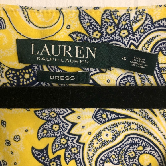 SOLD - Ralph Lauren Faux Wrap Dress - Picture 2 of 4